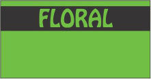 Floral Monarch Labels - Monarch 1110 Series