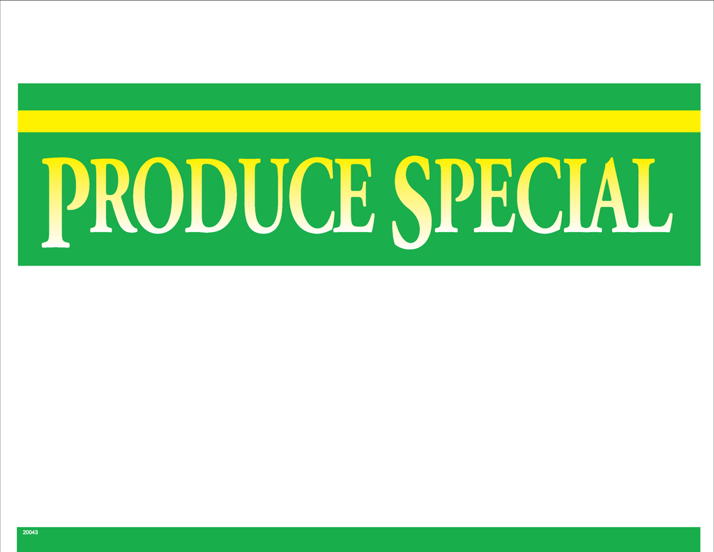 Produce Special 1up - #20043