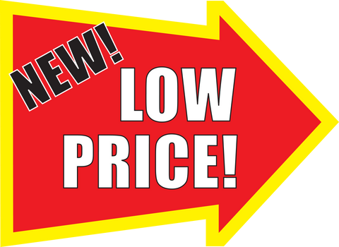 New Low Price Shelf Talker Sign - 50 pk