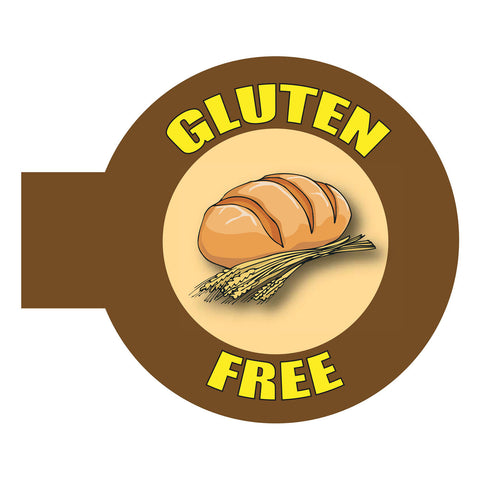 Gluten Free Shelf Talker Sign - 50 pk