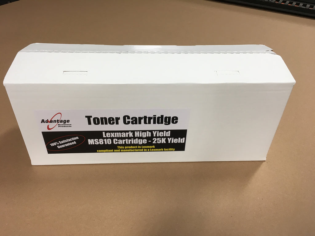 MS810 Lexmark High Yield (25,000) Toner Cartridge
