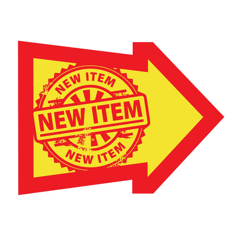 New Item Shelf Talker Arrow - Red/Yellow 50 pk